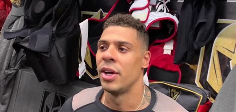 VGK Ryan Reaves talks about starting playoff on the road