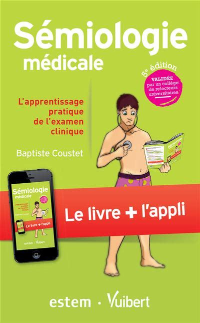 Sémiologie médicale 5e edt broché JEAN BAPTISTE COUSTET Achat