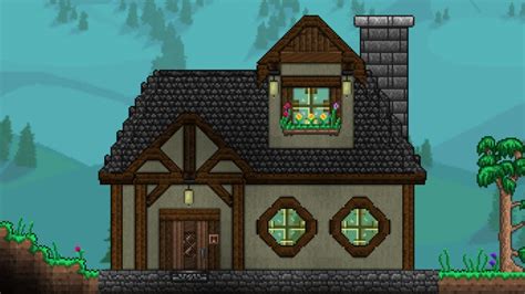 Building a Small House ~ Terraria