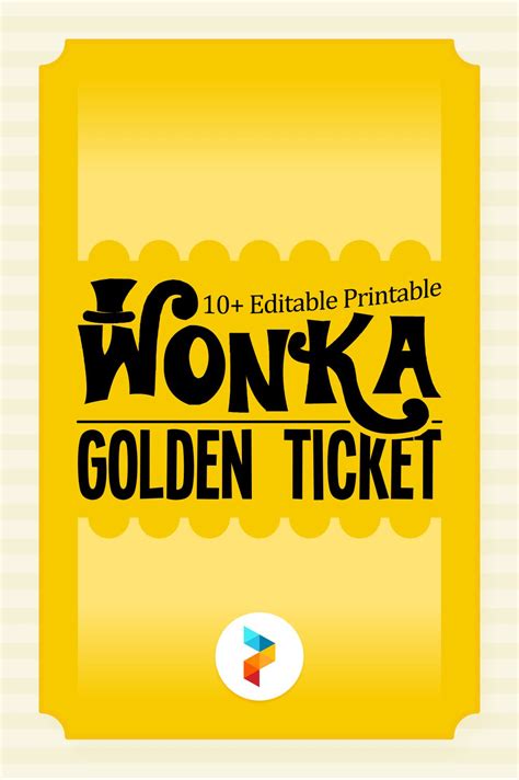 Editable Wonka Golden Ticket Free Pdf Printables Printablee