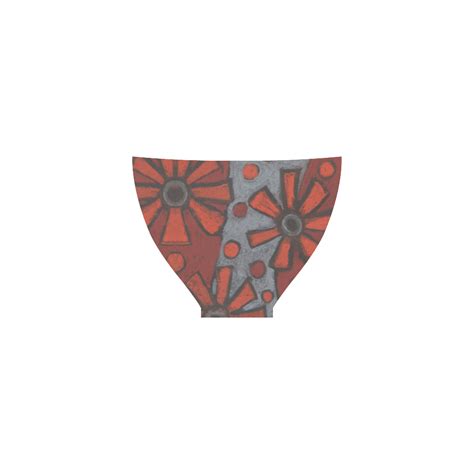 Orange Flowers Custom Bikini Swimsuit Id D