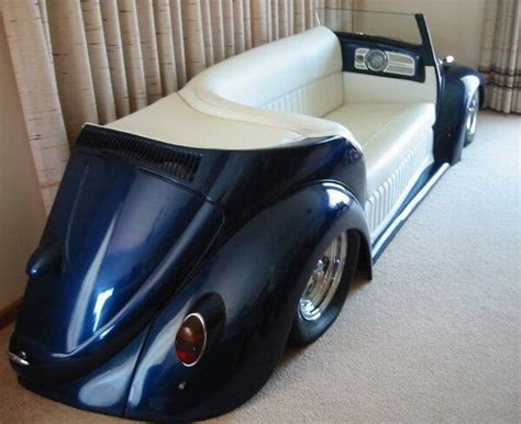 Vw Beetle Couch Car Furniture Car Part Furniture Automotive Decor