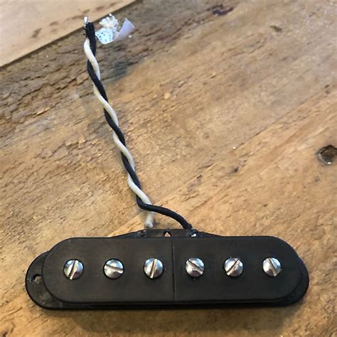 Lindy Fralin Split Steel Pole Strat Bridge Pickup Black Reverb