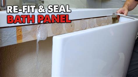 How To Fit A Bath Panel Youtube