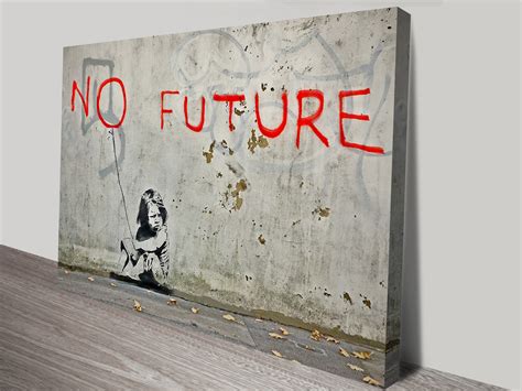 Banksy No Future Canvas Print Home Decor Online Australia