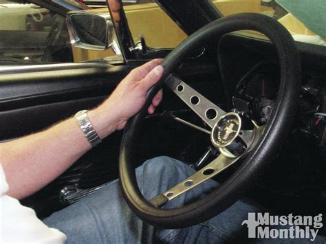 Mustang Tech: Steering Installation - Install A Tilt Steering Column ...