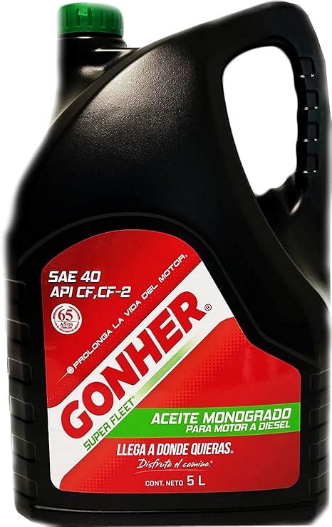 Gonher Aceite Para Motor De Automovil Monogrado Super Fleet