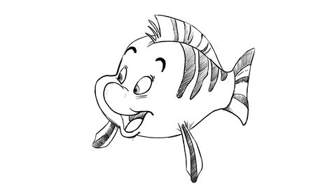 Flounder Drawing at GetDrawings | Free download