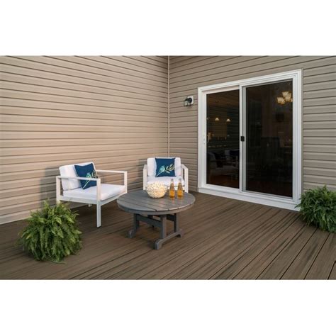 Trex Enhance Naturals 16 Ft Coastal Bluff Square Composite Deck Board 56 Pack In The Composite