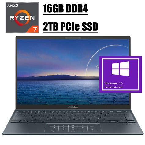 2020 Flagship Asus Zenbook 14 Laptop Computer I 14" FHD IPS Anti-glare ...