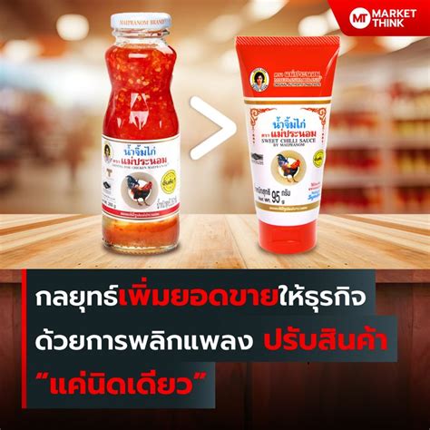 Marketthink กลยุทธ์เพิ่มยอดขายให้ธุรกิจ ด้วยการพลิกแพลง ปรับสินค้า