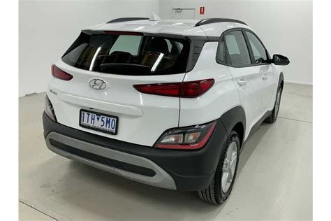 SOLD 2021 Hyundai Kona In White Used SUV Warrenheip VIC