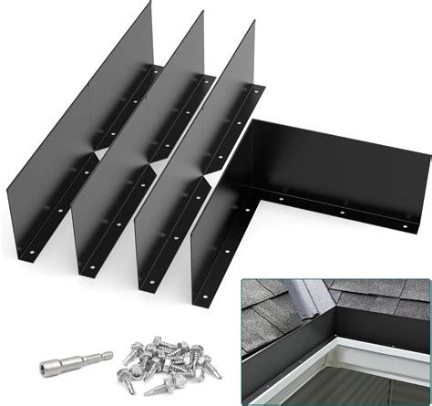 Daisypower Gutter Valley Splash Guards Pcs Foldable Rainwater Roof