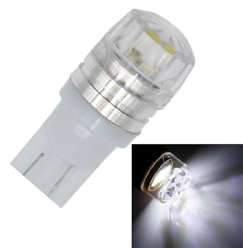 LAMPADA T10 2 LED ESTRELADA W5W BRANCO 12V MFL ACESSORIOS LTDA