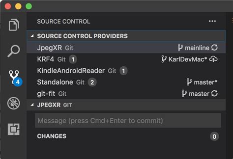 Visual Studio Code How To Turn On Off The SOURCE CONTROL PROVIDERS