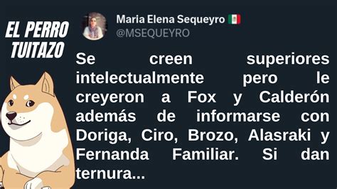 El Perro Tuitazo La Derecha Se Cree Superior Pero Se Informa Con