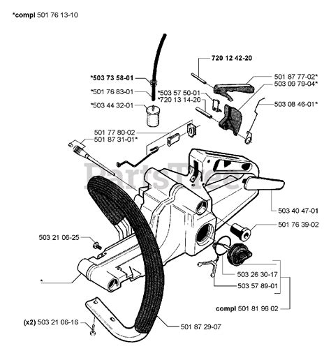 Husqvarna 450 Rancher Chainsaw Parts Lookup