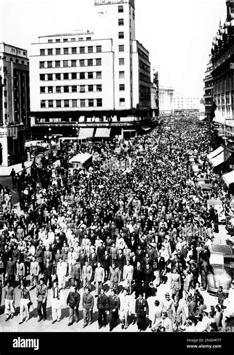 People March Along Victoria St In Bucharest After Michael Mihai