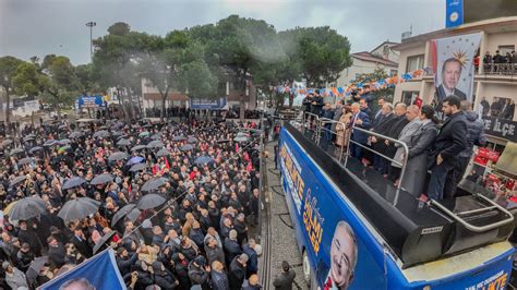 Ak Parti Ordu Büyükşehir Belediye Başkan Adayı Hilmi Güler Ünyede