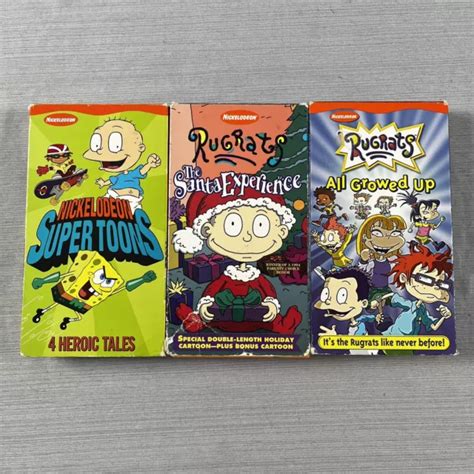 Nickelodeon Super Toons Vhs Video Tape Rugrats Spongebob Rocket Power The Best Porn Website