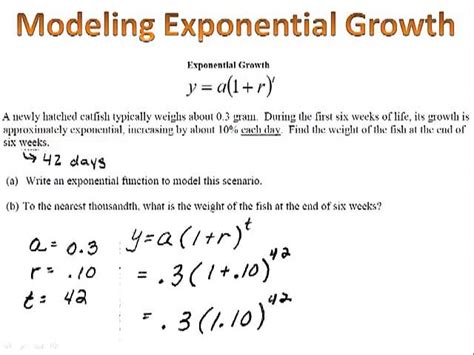 Exponential Growth Word Problems Worksheets Library