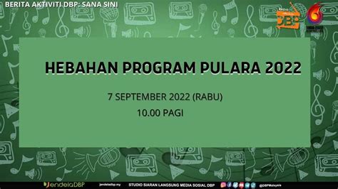 Dewan Bahasa Dan Pustaka On Twitter Saksikan Rancangan Berita