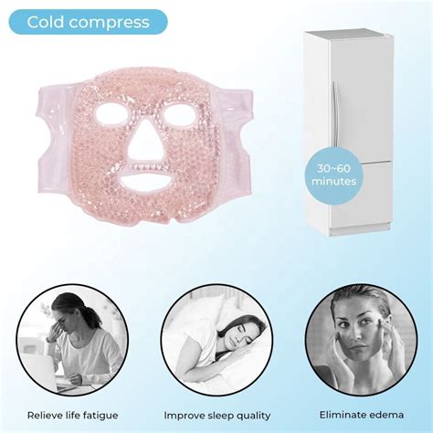 Buy Wholesale China New Product Hot Cold Therapy Heated Cooling Face Masking Gel Bead Face Mask