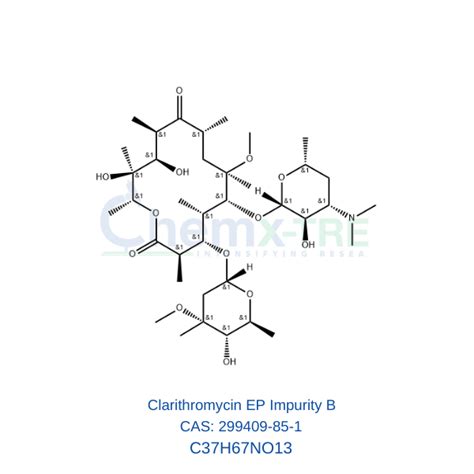 Clarithromycin EP Impurity B CHEMXTREE STANDARDS