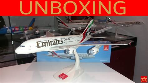 First On Youtube Unboxing Emirates Airbus A New Signature