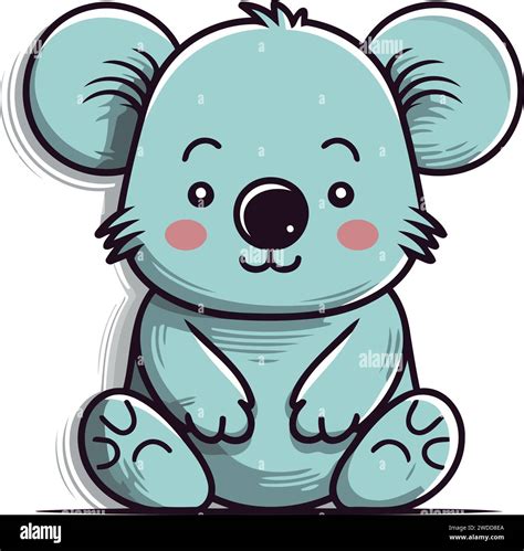 Cute Cartoon Koala Vector Illustration Of A Cute Koala Stock Vector