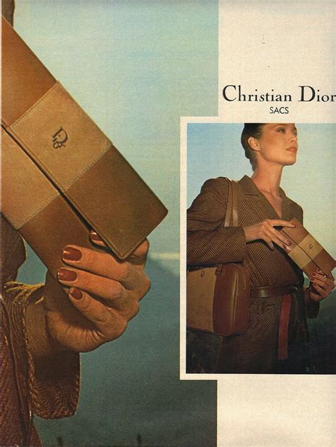 CHRISTIAN DIOR 1979 Sac Portefeuille Vintage Dior Vintage Handbags