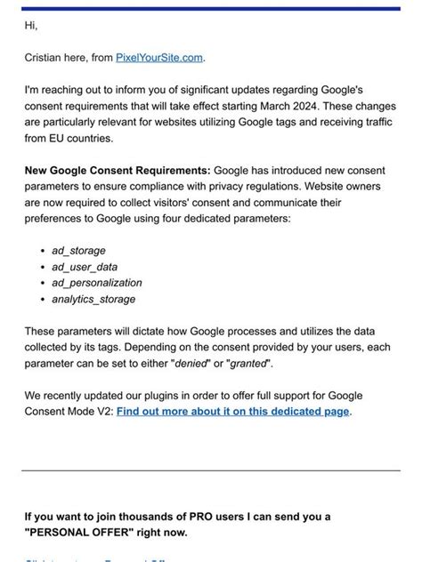 PixelYourSite Google Consent Mode V2 With PixelYourSite Milled