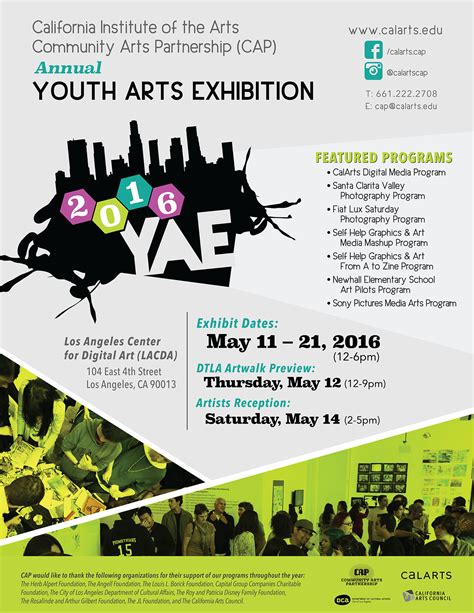 Calarts Cap Youth Arts Exhibit On View Through May 21