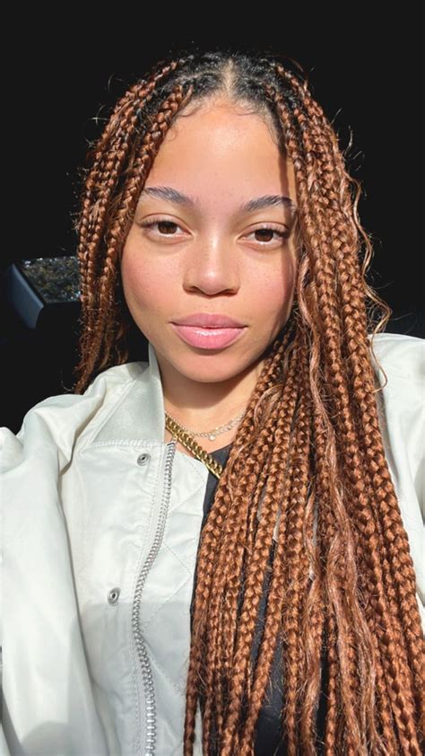 Boho Knotless Braids Braided Hairstyles Natural Hair Styles Cute