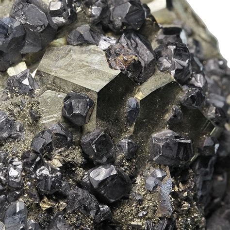 Bournonite With Galena On Pyrite Quiruvilca Mine Quiruvilca District