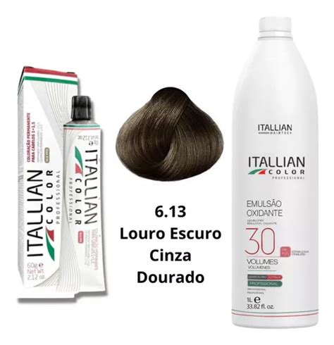 Kit Colora O Louro Esc Cinza Dourado Ox V Itallian Parcelamento