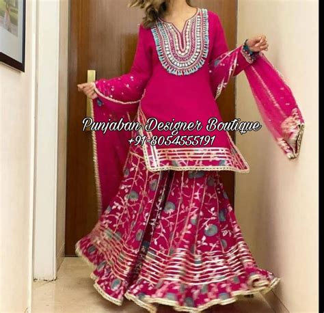 Pakistani Sharara Suit Buy Online Punjaban Designer Boutique