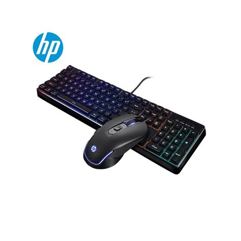 Kit Gamer Hp Teclado Mouse Km Negro Techbox