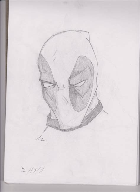 Deadpool Headshot By Kiwimonster4 On Deviantart