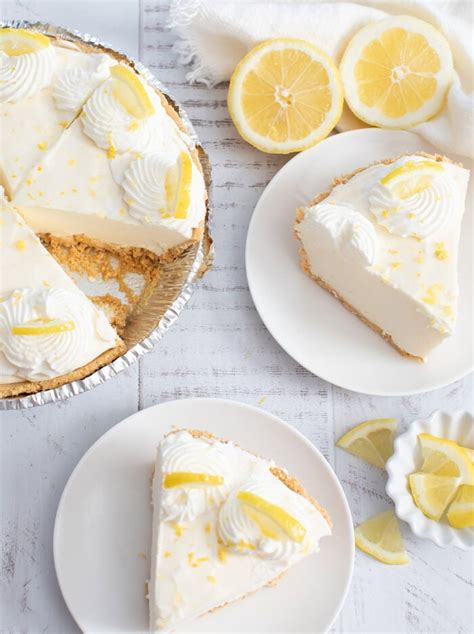 4 Ingredient No Bake Lemon Cream Pie Kirbies Cravings