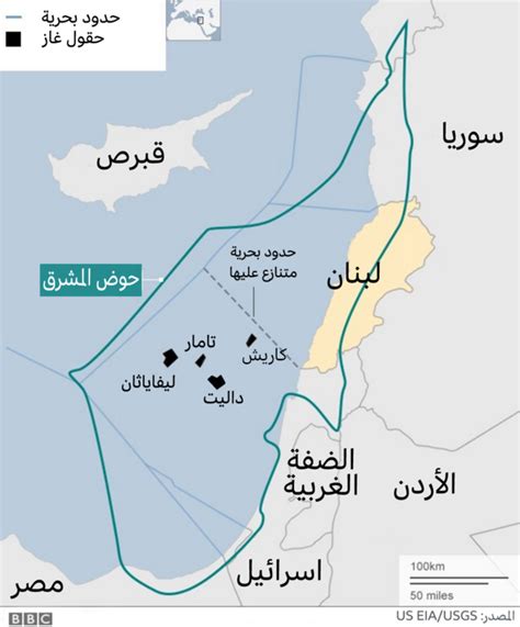 حقل كاريش ترسيم الحدود البحرية بين إسرائيل ولبنان محور صراع داخلي