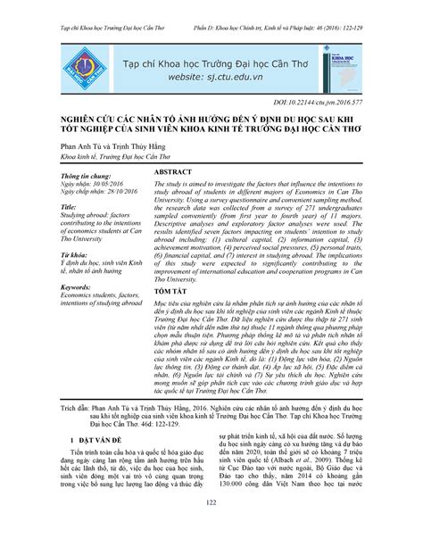 14-KTXH-PHAN ANH TU(122-129)577 - DOI:10.22144/ctu. NGHIÊN CĀU CÁC NHÂN ...