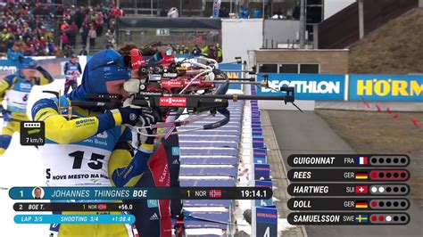 Le résumé de la poursuite hommes de Nove Mesto Biathlon CM Vidéo