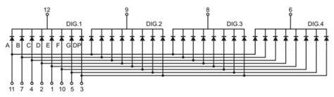 Led 7 Segment 036 Cc 4 Digit Protosupplies