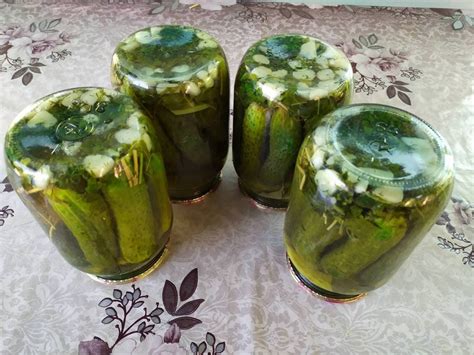 Маринованные огурцы на зиму, рецепт консервированных огурцов - 2D-Recept