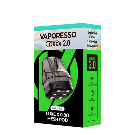 Vaporesso Luxe X Corex 2 0 Replacement Mesh Pods LARGE VAPE CO UK