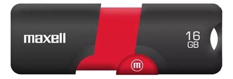 Maxell Memoria Usb Flix Gb Ngr Rojo Color Negro Cuotas Sin Inter S