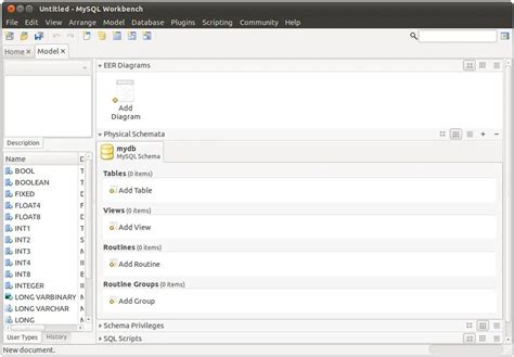 Using Mysql Workbench To Create A Database Model Techotopia