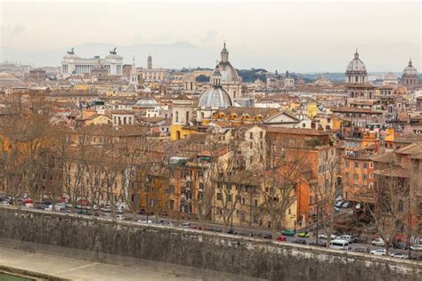 Rome city skyline view editorial stock photo. Image of europe - 142980983