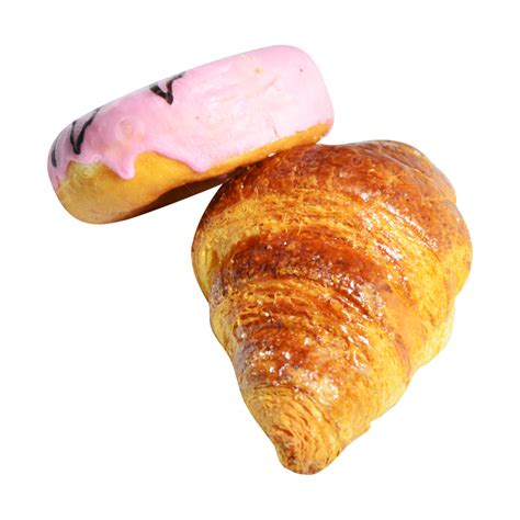 Croissant And Donut Bread Croissant Bread Croissants Bread Png